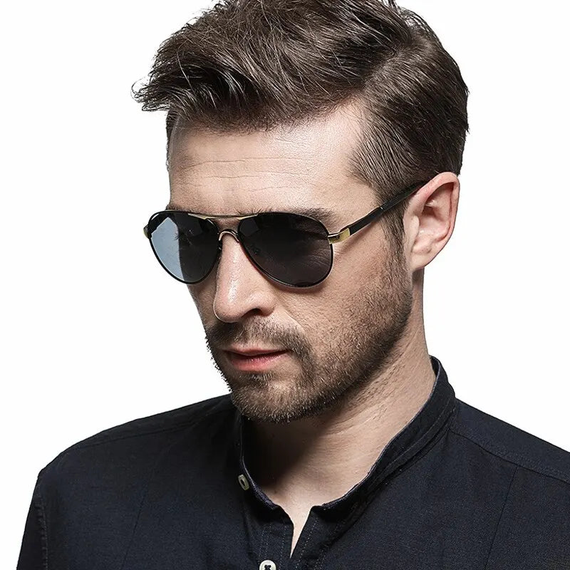 Óculos de sol para homem polarizado fotocromático