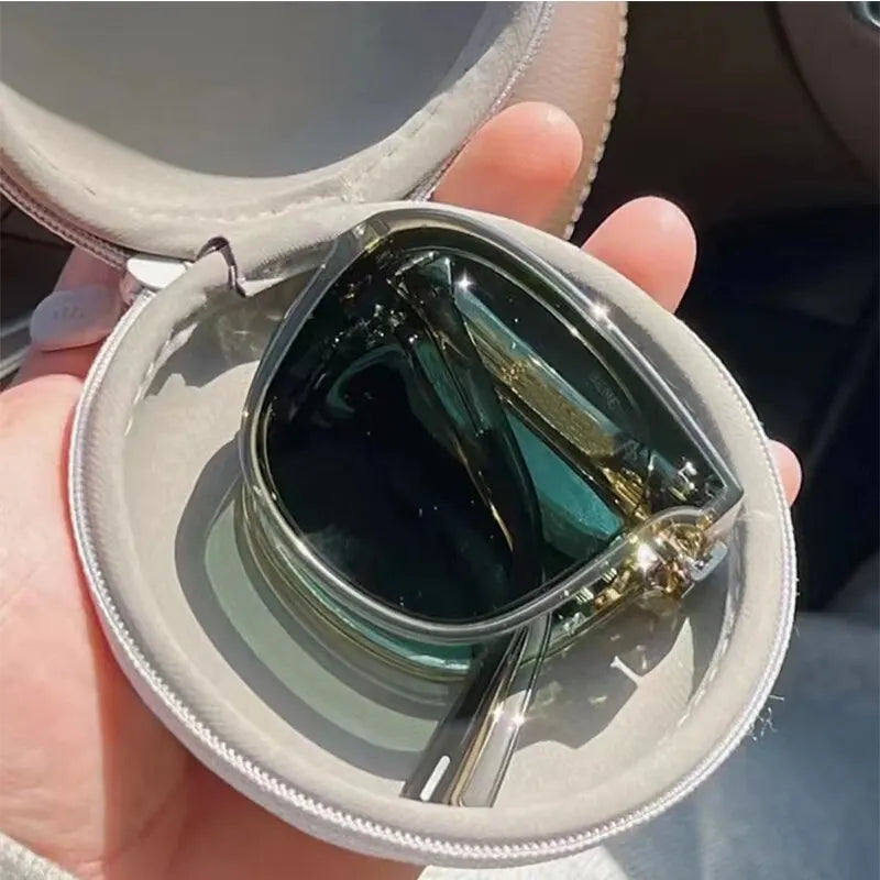 Óculos de sol dobrável feminino uv 400 ciclismo