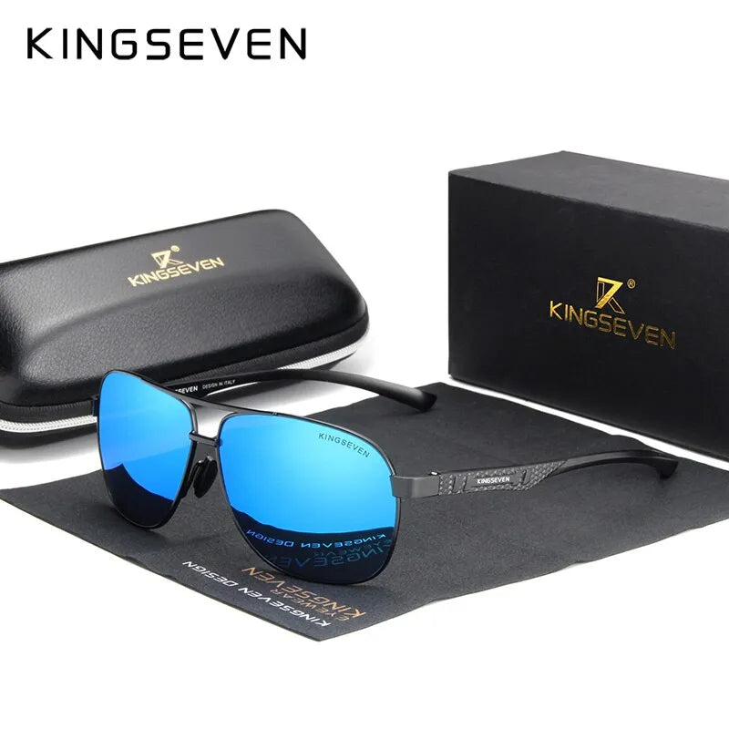Kingseven polarizado óculos de sol de alumínio uv400